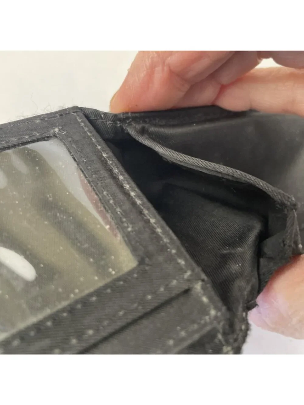 Big Skinny Mens Bifold Slim Wallet RFID Protected ID Window Card Dollar Slots
